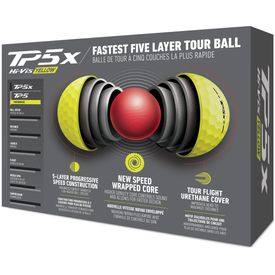 TP5x Yellow Golf Balls - Buy 3 DZ Get 1 DZ Free - 2024 Model