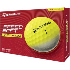 SpeedSoft Yellow Golf Balls - 2024 Model
