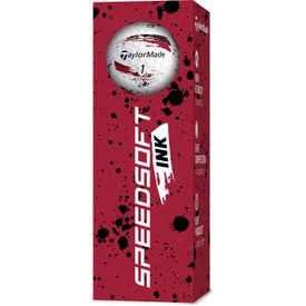 SpeedSoft Ink Red Golf Balls - 2024 Model