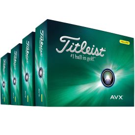 AVX Yellow Golf Balls - Buy 3 DZ Get 1 DZ Free - 2024 Model