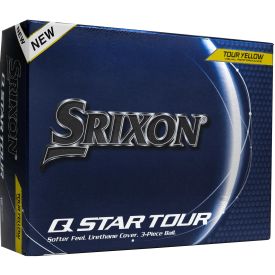 Q-Star Tour 5 Yellow Golf Balls - Buy 3 DZ Get 1 DZ Free