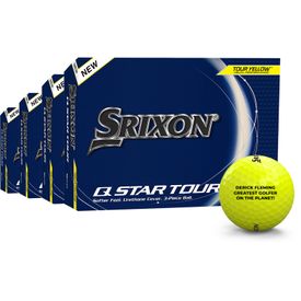 Q-Star Tour 5 Yellow Golf Balls - Buy 3 DZ Get 1 DZ Free