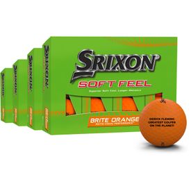 Soft Feel 13 Brite Orange Golf Balls - Buy 3 DZ Get 1 DZ Free