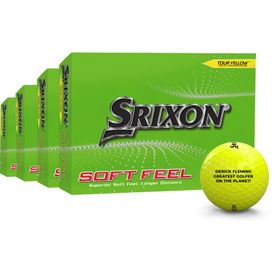 Soft Feel 13 Yellow Golf Balls - Buy 3 DZ Get 1 DZ Free
