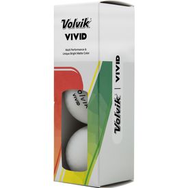Vivid Matte White Golf Balls - 2024 Model