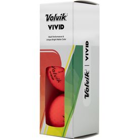 Vivid Matte Red Golf Balls - 2024 Model