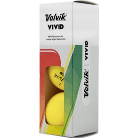 Vivid Matte Yellow Golf Balls - 2024 Model