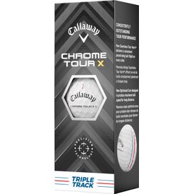 Chrome Tour X Triple Track Golf Balls - 2024 Model