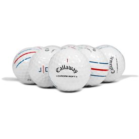 Chrome Soft Triple Track Logo Overrun Golf Balls