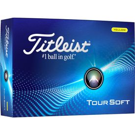 Tour Soft Yellow Logo Overrun Golf Balls - 2024 Model