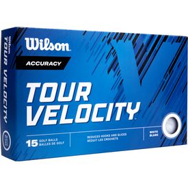 Tour Velocity Accuracy Golf Balls - 15 Pack