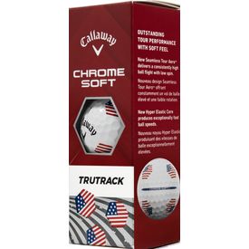 Chrome Soft USA TruTrack Golf Balls - 2024 Model