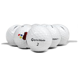 Rocketballz Logo Overrun Golf Balls