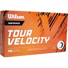 Tour Velocity Distance Golf Balls - 15 Pack