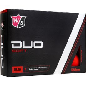 Duo Soft Red Logo Overrun Golf Balls