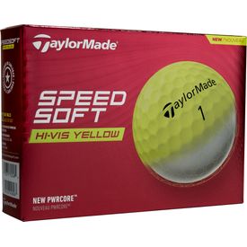 Speedsoft Yellow Logo Overrun Golf Balls - 2024 Model