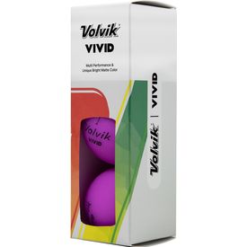 Vivid Matte Purple Golf Balls