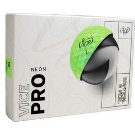 Pro Neon Lime Golf Balls