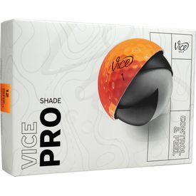 Pro Shade Orange Red Golf Balls