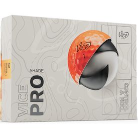 Pro Shade Orange Red Golf Balls