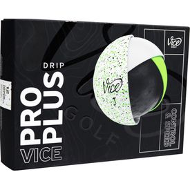 Pro Plus Drip Lime Golf Balls