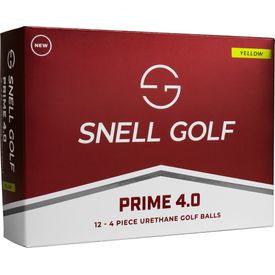 Prime 4.0 Yellow Logo Overrun Golf Balls