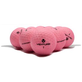 Soft Matte Pink Logo Overrun Golf Balls