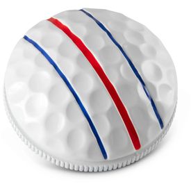 3 Rail White Ball Marker with Coin