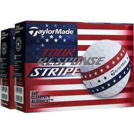 Tour Response Stripe USA Golf Balls - Double Dozen