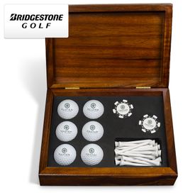 Premium Poker Chip Wooden Gift Set