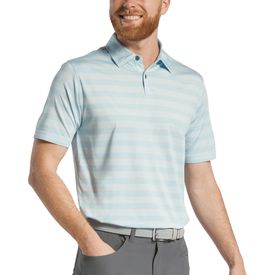 Previous Season Apparel Style Tonal Stripe Lisle Self Collar Polo