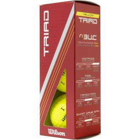 Triad Yellow Golf Balls - Double Dozen