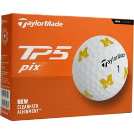 TP5 NCAA PIX Golf Balls - Michigan