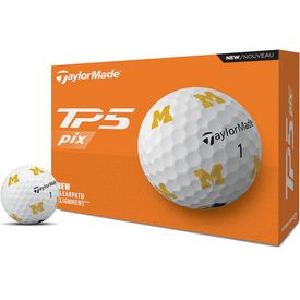 TP5 NCAA PIX Golf Balls - Michigan