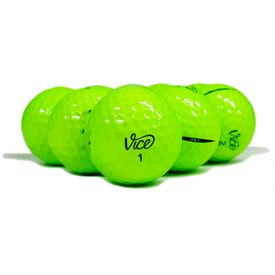 Pro Neon Lime Logo Overrun Golf Balls