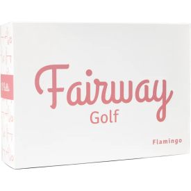 Flamingo Pink Logo Overrun Golf Balls for Women