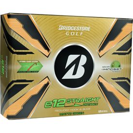 e12 Straight Matte Green Golf Balls - 2025 Model