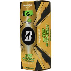 e12 Straight Matte Green Golf Balls - 2025 Model