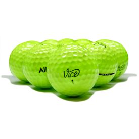 Pro Air Neon Lime Logo Overrun Golf Balls
