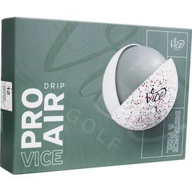 Pro Air Drip Red Black Logo Overrun Golf Balls