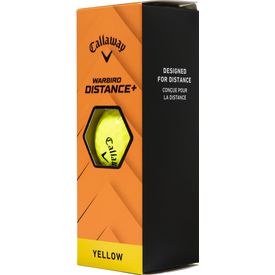 Warbird Distance Yellow Golf Balls - 2025 Model