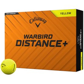 Warbird Distance Yellow Golf Balls - 2025 Model