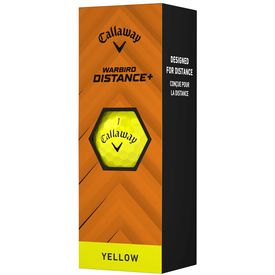 Warbird Distance Yellow Golf Balls - 2025 Model