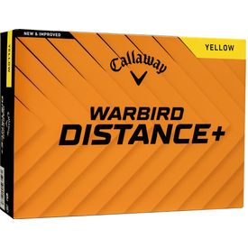Warbird Distance Yellow Golf Balls - 2025 Model