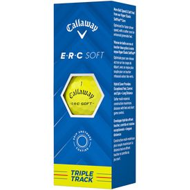 ERC Soft Yellow Triple Track Golf Balls - 2025 Model