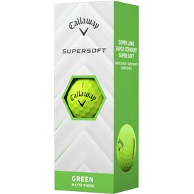 Supersoft Matte Green Golf Balls - 2025 Model