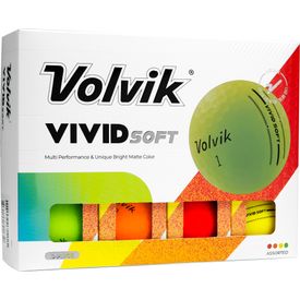 Vivid Soft Matte Assorted Colors Golf Balls - 2025 Model