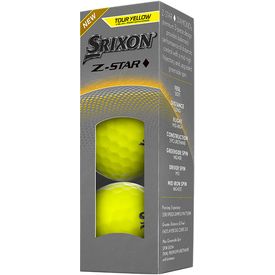 Z-Star Diamond 3 Yellow Golf Balls - 2025 Model