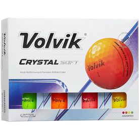 Crystal Soft Assorted Color Golf Balls - 2025 Model