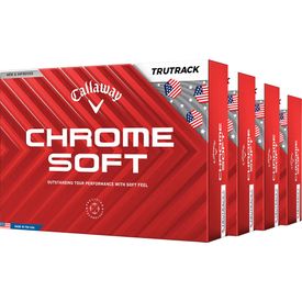 Chrome Soft USA TruTrack Golf Balls - Buy 3 DZ Get 1 DZ Free